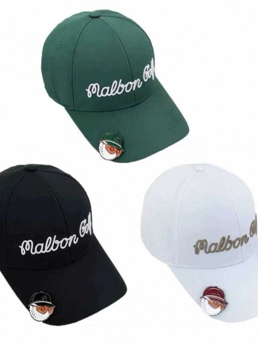 Malbon New Golf Cap Baseball Cap Sun Protection Sports Hat